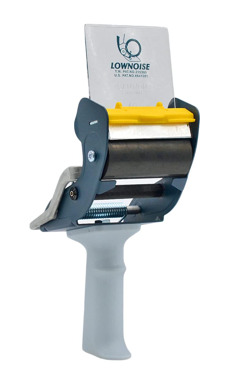 WOD Tape WOD SNC-389 3" Mousetrap Low Noise Carton Sealing Packaging Tape Silent Gun Dispenser with Safety Blade Cover - Ideal for Noise Sensitive Environments: Fits Up to 3 in. Wide (Holds 3 in. Core) - Image 1